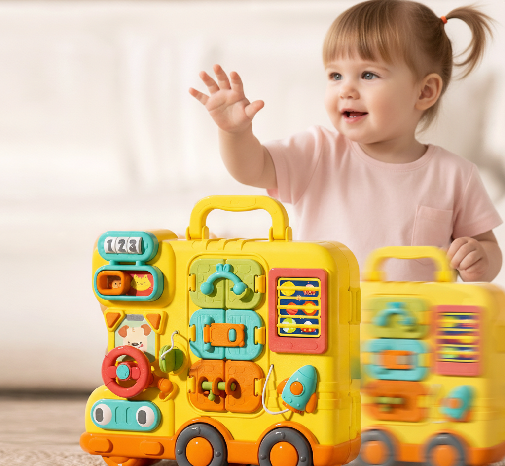 Montessori Sensorik Lern-Board – Spielerische Förderung für Babys und Kleinkinder