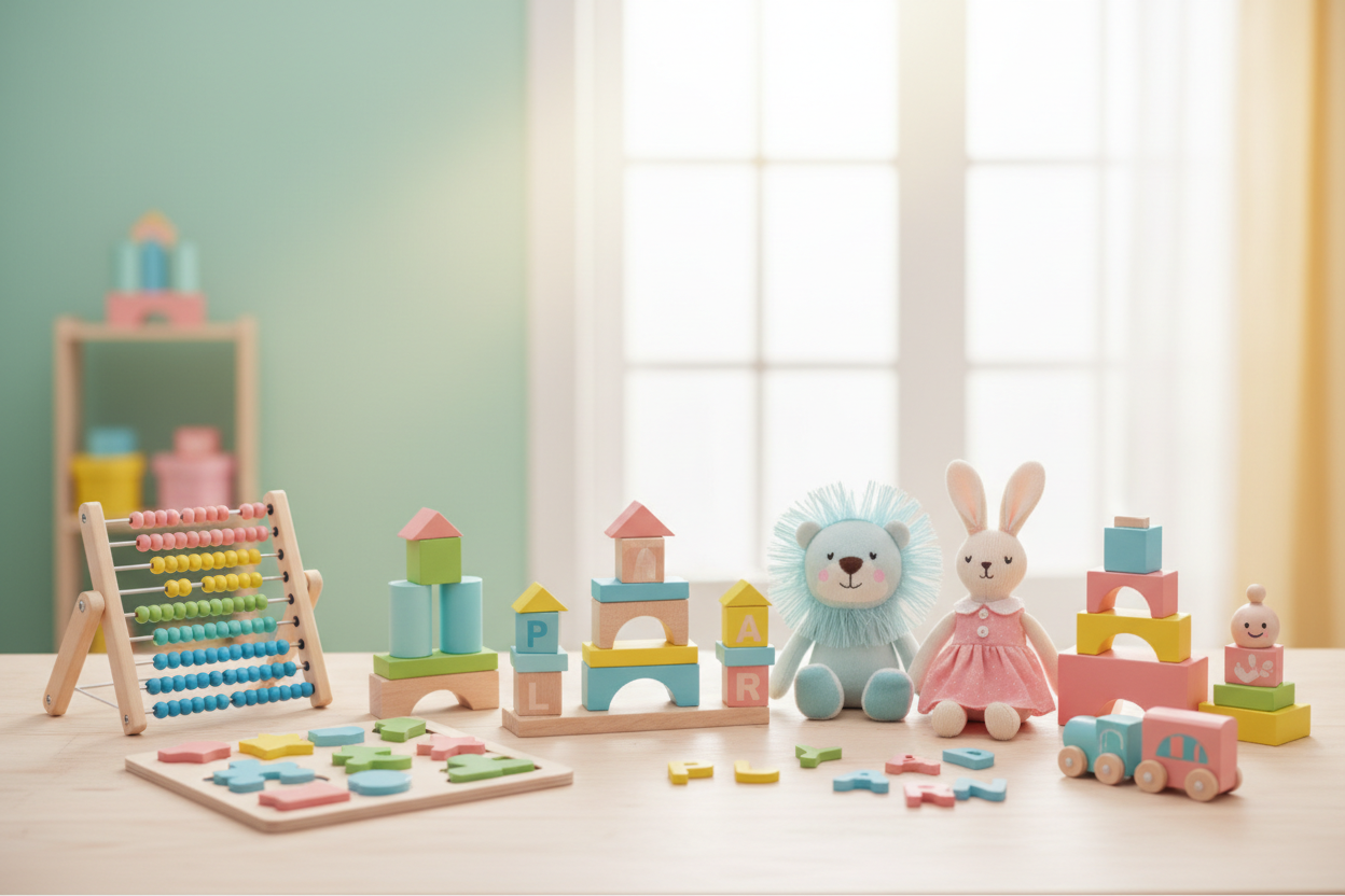 ich brauche ein schönes erstbild für meinen onlineshop der kinderspielzeug verkaufen soll